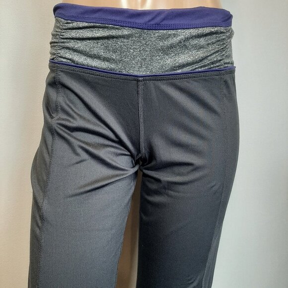 3/$20 APANA YOGA Active Pants Straight Leg High Waisted Ruched - Picture 6 of 10